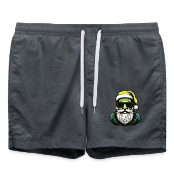 Père Noël Père Noël cool - Short de bain - charbon - Devant - AI Model Male 185 light (185cm)