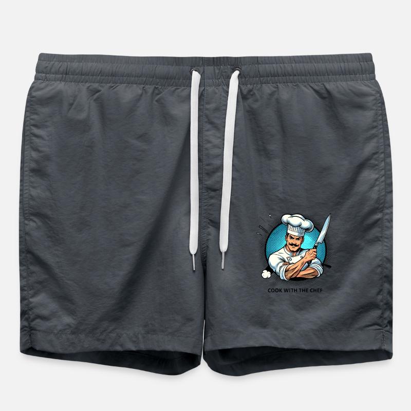 Cuisiner avec le chef-chef - Short de bain - charbon