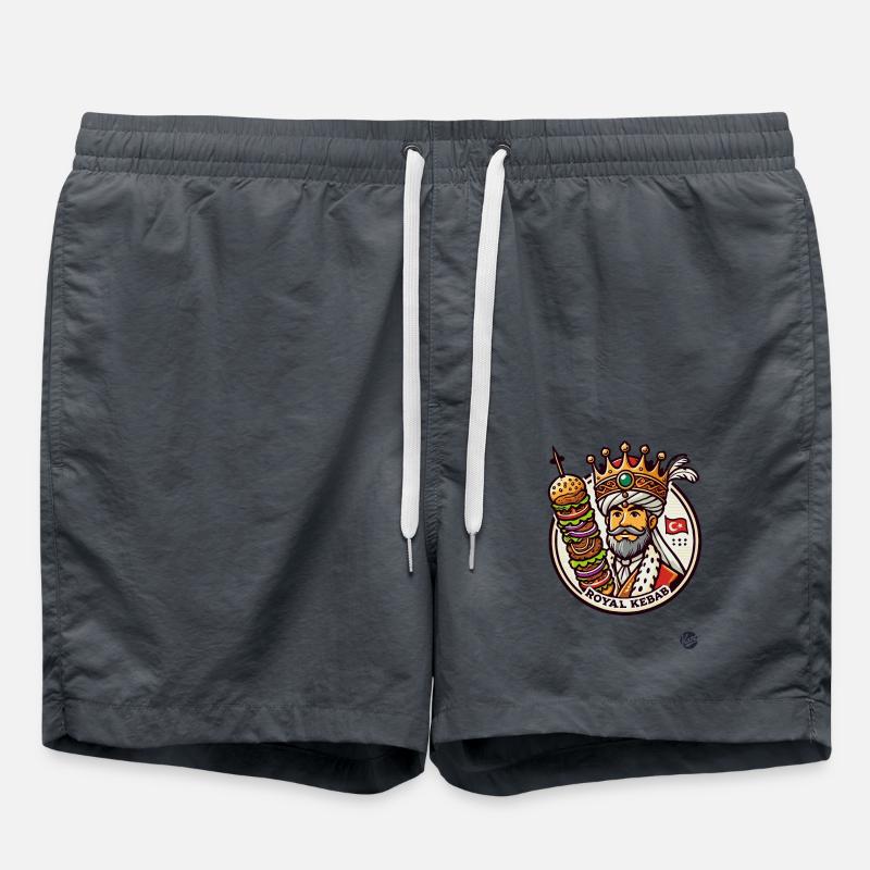 Kebab royal turc - Short de bain - charbon