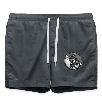 VTT de descente - Short de bain - charbon - Devant - AI Model Male 185 light (185cm)