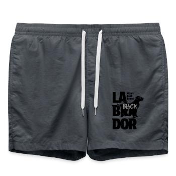 Le meilleur ami de l’homme - Short de bain - charbon - Devant - AI Model Male 185 light (185cm)