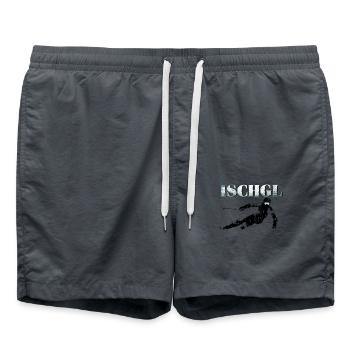 Ischgl Profi-Skifahrer, Ski-Snowboard Ischgl Pro - Badeshorts - Anthrazit - Vorne - AI Model Male 185 light (185cm)