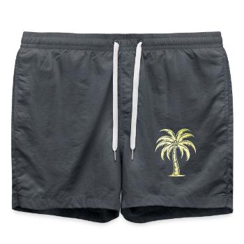 Paume Or - Short de bain - charbon - Devant - AI Model Male 185 light (185cm)