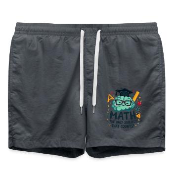 MATHEMATIK - Badeshorts - Anthrazit - Vorne - AI Model Male 185 light (185cm)