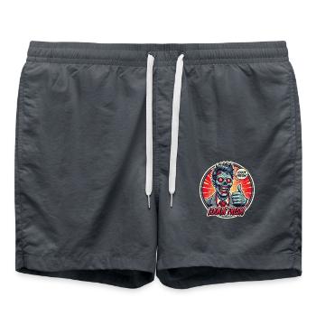 Pouce zombie vers le haut : Ça a l’air frais - Short de bain - charbon - Devant - AI Model Male 185 light (185cm)
