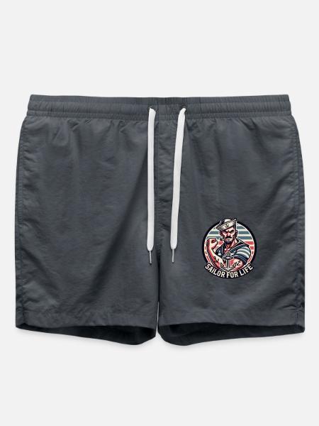 Seemann fürs Leben - Badeshorts - Anthrazit