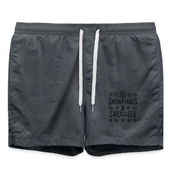 Flocons de neige et câlins - Short de bain - charbon - Devant - AI Model Male 185 light (185cm)