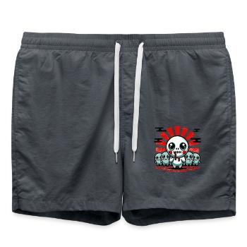 Creepy cute creatures - Swim Trunks - anthracite - Front - AI Model Male 185 light (185cm)