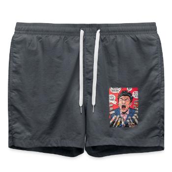 Conférence de presse japonaise - Short de bain - charbon - Devant - AI Model Male 185 light (185cm)
