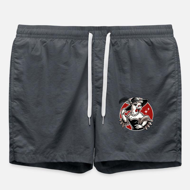 Poulet Fine Lady - Short de bain - charbon