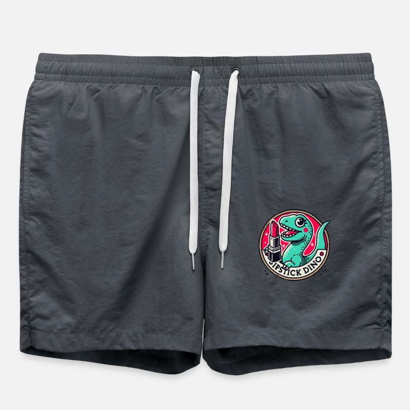 Lippenstift Dino - Badeshorts - Anthrazit