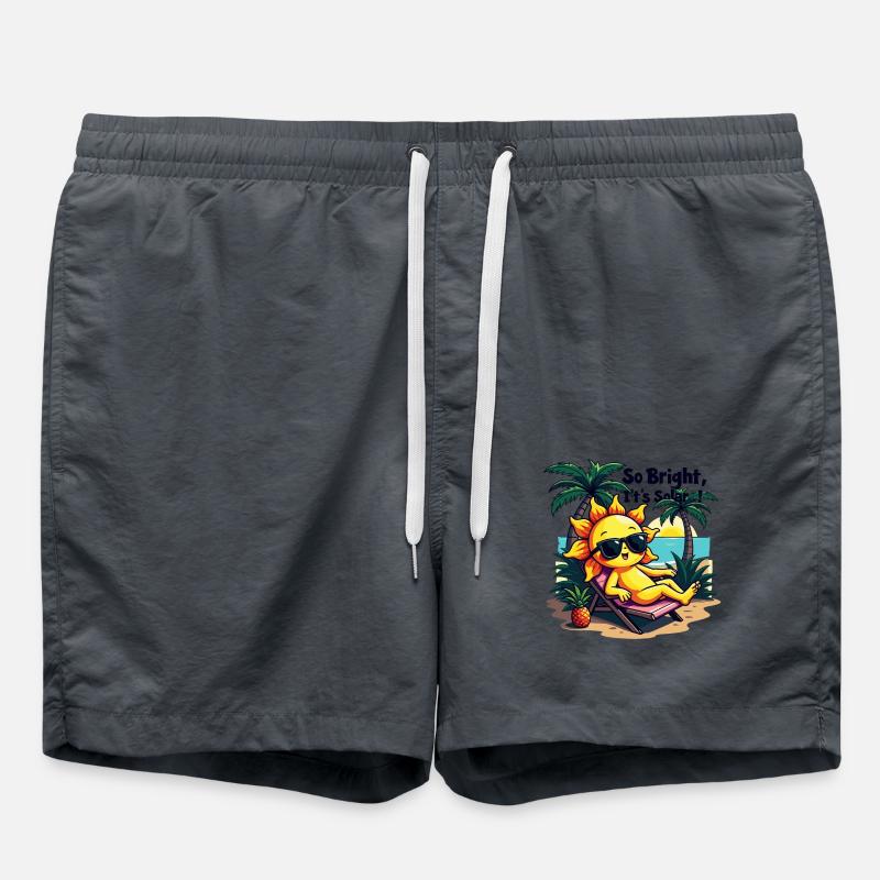 BRILLANT - Short de bain - charbon