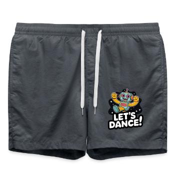 ROBOT LET'S DANCE - Swim Trunks - anthracite - Front - AI Model Male 185 light (185cm)