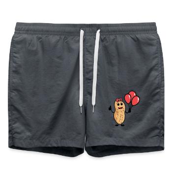 Ballons d’anniversaire cacahuètes Enfants Enfant - Short de bain - charbon - Devant - AI Model Male 185 light (185cm)