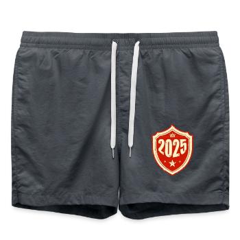 Année 2025 - Short de bain - charbon - Devant - AI Model Male 185 light (185cm)