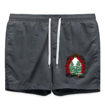 Mystique Noël Noël Noël Noël - Short de bain - charbon - Devant - AI Model Male 185 light (185cm)
