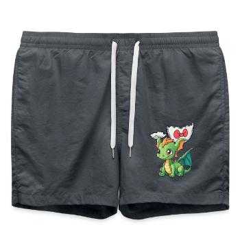 Dragon Baby Eggshell Birth Hatch Egg Kids - Swim Trunks - anthracite - Front - AI Model Male 185 light (185cm)
