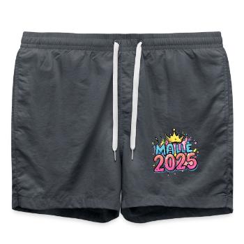 Malle 2025 Krone - Swim Trunks - anthracite - Front - AI Model Male 185 light (185cm)