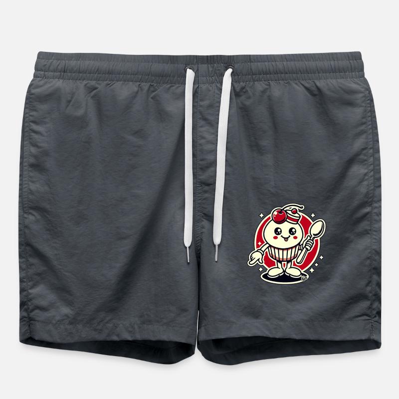 Cupcake-Kirsch-Löffel-Typ - Badeshorts - Anthrazit