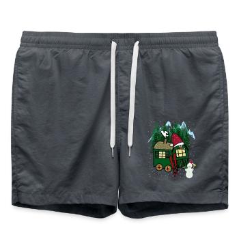 Sports d’hiver Ski Bonhomme de neige Montagne Hiver Ski de fond - Short de bain - charbon - Devant - AI Model Male 185 light (185cm)