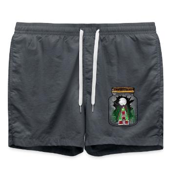 Conte de fées Conte de fées Personnage Maison mystique Maison cabane - Short de bain - charbon - Devant - AI Model Male 185 light (185cm)