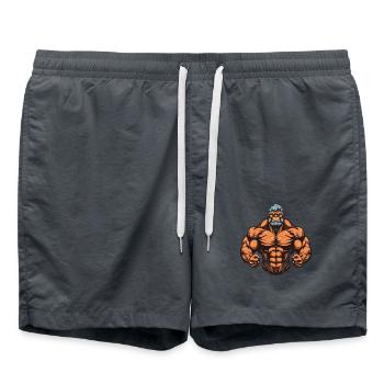 Beast Fitness Muscles - Short de bain - charbon - Devant - AI Model Male 185 light (185cm)