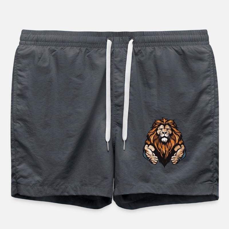Leo Muscles - Swim Trunks - anthracite