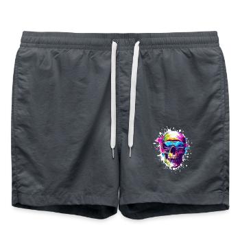 Ski Ski Masques Skull - Short de bain - charbon - Devant - AI Model Male 185 light (185cm)