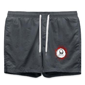 Headphone icon - Swim Trunks - anthracite - Front - AI Model Male 185 light (185cm)