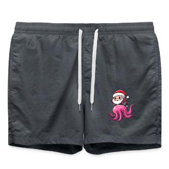 Méduse Père Noël dessin animé - Short de bain - charbon - Devant - AI Model Male 185 light (185cm)