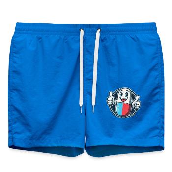 Daumen hoch, fröhliche Medizin Pille - Badeshorts - Cobalt blue - Vorne