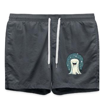 doux et nuit étoilée - Short de bain - charbon - Devant - AI Model Male 185 light (185cm)