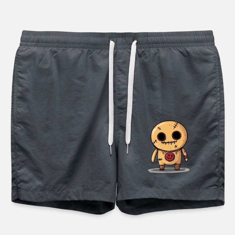 Voodoo Gingerbread Doll - Swim Trunks - anthracite
