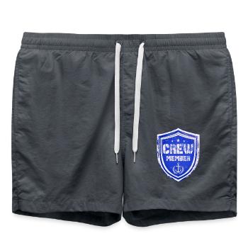 Membre d’équipage - Short de bain - charbon - Devant - AI Model Male 185 light (185cm)