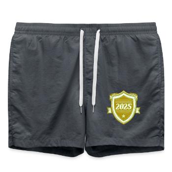 Année 2025 - Short de bain - charbon - Devant - AI Model Male 185 light (185cm)