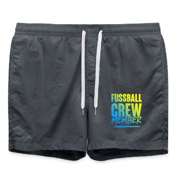 Équipe de football - Short de bain - charbon - Devant - AI Model Male 185 light (185cm)