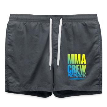 Équipe Mma - Short de bain - charbon - Devant - AI Model Male 185 light (185cm)