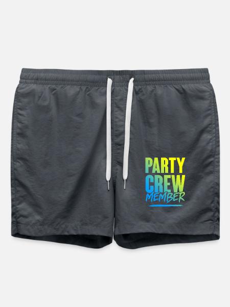 Party Crew - Badeshorts - Anthrazit