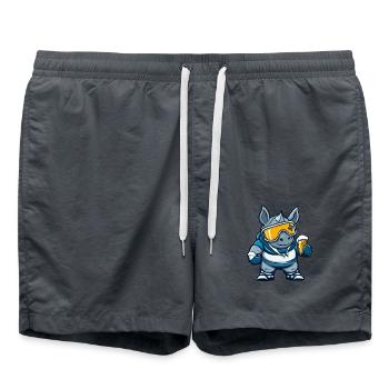 Soirée après-ski Rhino - Short de bain - charbon - Devant - AI Model Male 185 light (185cm)