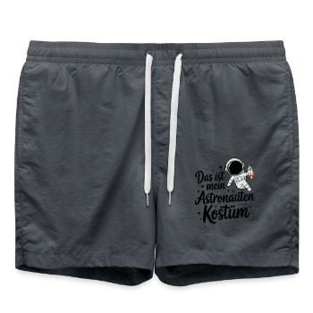 Carnaval Carnaval C’est mon costume d’astronaute - Short de bain - charbon - Devant - AI Model Male 185 light (185cm)