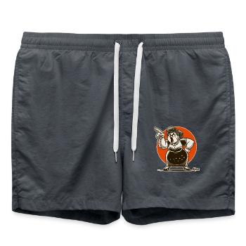 Big Mama te gronde - Short de bain - charbon - Devant - AI Model Male 185 light (185cm)
