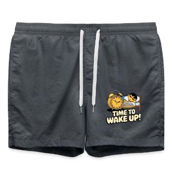 O'CLOCK - Swim Trunks - anthracite - Front - AI Model Male 185 light (185cm)