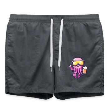 Bière après-ski méduse - Short de bain - charbon - Devant - AI Model Male 185 light (185cm)