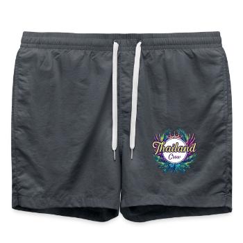 Thailand Crew Holidays - Swim Trunks - anthracite - Front - AI Model Male 185 light (185cm)