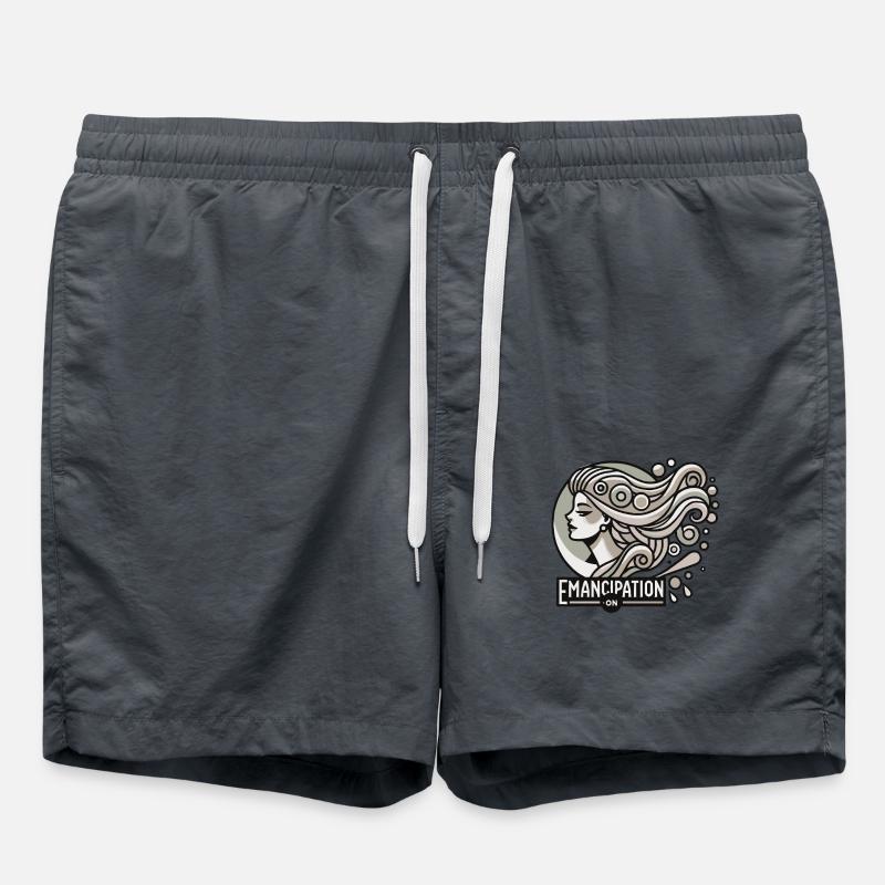 Emancipation - Swim Trunks - anthracite