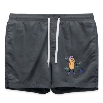 Saison des arachides Mars Printemps Perce-neige - Short de bain - charbon - Devant - AI Model Male 185 light (185cm)
