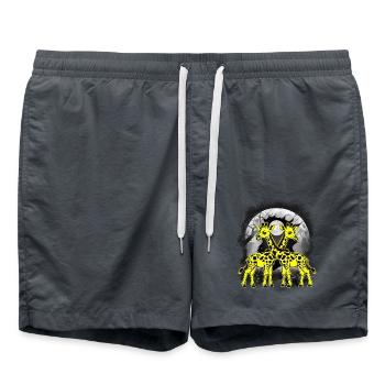 Girafe Girafe Enfant Enfants - Short de bain - charbon - Devant - AI Model Male 185 light (185cm)