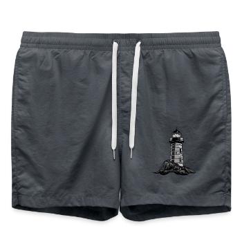 Phare - Short de bain - charbon - Devant - AI Model Male 185 light (185cm)