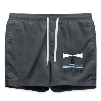 PHARES - Short de bain - charbon - Devant - AI Model Male 185 light (185cm)