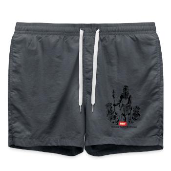 HBT 74 - Short de bain - charbon - Devant - AI Model Male 185 light (185cm)